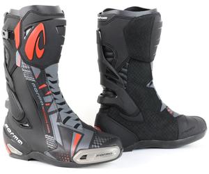 Forma Phantom Botas de moto, negro/gris/rojo, Talla 39