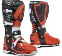 Forma Predator 2.0 Botas de Motocross, Negro/Blanco/Naranja, Talla 47