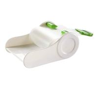 Forma Sushi manual - Forma rollos manual de plástico 16,5 x 8 cm, blanco y verde