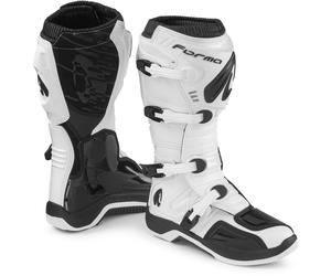 Forma Traction Botas de motocross, Blanco/Negro, Talla 45