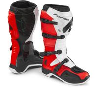 Forma Traction Botas de motocross, Rojo/Blanco, Talla 43