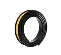 Forma U Cinta de Madera Cantos Banda de borde adhesiva en forma U, 10m, 9MM, 12MM, 14MM, 15MM, 16MM, 18MM - 36MM, blanco, Beige, gris, negro, rojo, azul, verde, amarillo(Black,10M_U28MM)