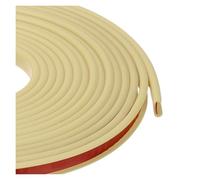 Forma U Cinta de Madera Cantos Borde en forma de U 6M, borde goma, chapa autoadhesivo, for muebles, armarios, estantes y mesa(Beige,6METERS_9MM)