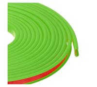 Forma U Cinta de Madera Cantos Borde en forma de U 6M, borde goma, chapa autoadhesivo, for muebles, armarios, estantes y mesa(Green,6METERS_12MM)