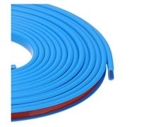 Forma U Cinta de Madera Cantos Borde en forma de U 6M, borde goma, chapa autoadhesivo, for muebles, armarios, estantes y mesa(Blue,6METERS_14MM)