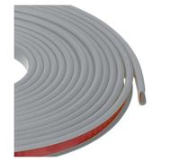 Forma U Cinta de Madera Cantos Borde en forma de U 6M, borde goma, chapa autoadhesivo, for muebles, armarios, estantes y mesa(Gray,6METERS_9MM)