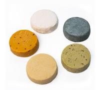 Forma Veg Kit Degustación de Quesos Veganos Ecológicos Artesanales - Caja de 5 Piezas Sabores Surtidos Aromatizados, Alternativa Vegana Gourmet Curada 900 g