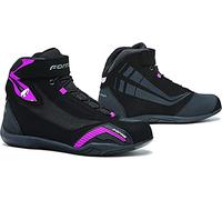 Forma Lady Genesis Zapatos de moto para mujer, negro-rosa, tamaño 37