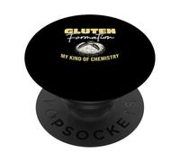 Formación de Gluten Mi Tipo de química Un científico de Masa Madre PopSockets PopGrip Adhesivo