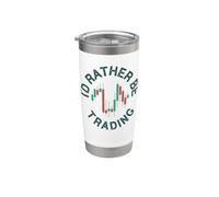 Formación de velas - Prefiero estar operando Crypto Trader Vaso térmico de acero inoxidable de doble pared