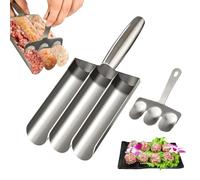 Formador de Albóndigas, Máquina para Hacer Albóndigas con Pala para Cortar, Porcionador de Utensilios de Cocina, Utensilios de Cocina de Bricolaje para Hacer Albóndigas Rápidamente (3)
