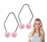 Formador de Hoyuelos - 2PCS Dispositivo Entrenador Facial para Crear Dimples Naturales | Ejercitador Facial de Acero Inoxidable, Fácil de Usar, Instrumento de Belleza No Invasivo para Mujeres y Hombre