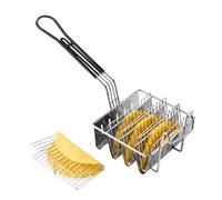 Formador De Tacos Para Freír Molde de Tortilla de Acero Inoxidable para 4