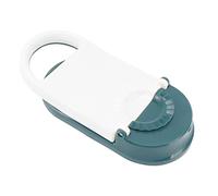 Formador manual de bolas de masa, herramienta de cocina 2 en 1 de material ABS para hacer bolas de masa y pasteles (Blanca)