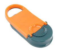 Formador manual de bolas de masa, herramienta de cocina 2 en 1 de material ABS para hacer bolas de masa y pasteles (Naranja)