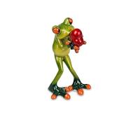 formano Divertida figura rana con corazón en manos poli 13 cm enamorado