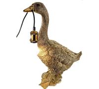 formano Gans - Lámpara de mesa y pie (60 cm, E27, 40 W, resina dorada)