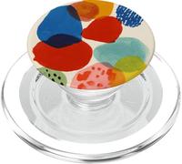 Formas abstractas Coloridas Diseño artístico Moderno PopSockets PopGrip para MagSafe