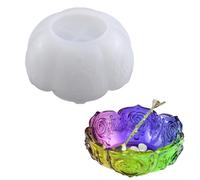 Formas de conchas hechas de tableta de silicona de resina forman formas de resina, formas de tableta de silicona | Tazón de resina epoxid formas de silicona para tapones de fruta, concha de joyería