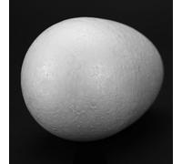 Formas de huevo de espuma de poliestireno para terapia artística, actividades sensoriales, aulas inclusivas y herramientas de instrucciones diferenciadas (huevo hueco de 20 cm)