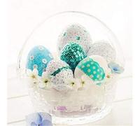 Formas de huevo de poliestireno blanco para talleres creativos, educación artística, decoración de temporada y asignaciones de modelado interactivo (15 cm)