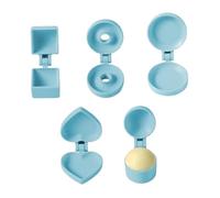 Formas de moldes para cakepop, moldes para cakepop, juego de prensa de 5 piezas, molde para cake pops con múltiples para hornear galletas, bodas, fiestas de cumpleaños