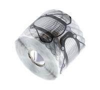 Formas de papel de extensión de uñas, 20/100/500 unidades, accesorios de manicura flexibles y prácticos para una aplicación suave en salones de belleza