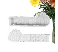 Formas de silicona de formas de vertido Autumn - Motivos de de Hedgehog | Fácilmente en forma de velas jabón harz yeso | Partitura de horno flexible Forma decorativa de bricolaje | Formulario