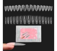 Formas de Uñas - 240 Piezas Transparente | Moldes De Uñas Puntas De Extensión Reutilizables,Para La Manicura Diaria El Salón Personal La Belleza En El Hogar