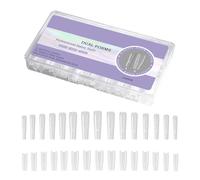 Formas de uñas de gel con acabado de cristal diseñadas para un uso prolongado, construcción higiénica de sándwich y ajuste ergonómico