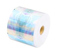 Formas de uñas para uñas acrílicas Puntas artificiales Extensión Papel acrílico duradero Pegatinas antiguas regalos líneas antiguas tiras envolturas completas con luz UV para arte