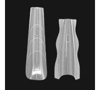Formas de uñas | Suministros de belleza transparentes de cobertura completa | Formas de extensión de uñas, para amigos, belleza, salón de maquillaje, hogar, viajes, boda, spa, vacaciones