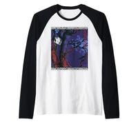 Formas DE Vida. Escritura Japonesa. Mapa DE bits Camiseta Manga Raglan