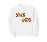 Formas geométricas abstractas Modernas de Mediados de Siglo Sudadera