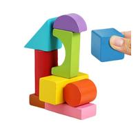 Formas Geométricas Para El aula - Juguetes Matemáticos Educativos De Madera De 9 Piezas | Formas Geométricas, Manipulaciones De Geometría De Modelos | Para La Escuela En Casa, Edad Precol