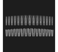 Formas Para Extensión De Uñas | 240 Piezas Translúcidas para la Elaboración de Manicura | Formas De Puntas Para Extensión Ungueal - Para Principiantes Profesionales Mujeres Novia Uso Cotidiano Salón E