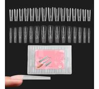 Formas Para Extensión De Uñas Molde Transparente De 240 Piezas | Formas De Uñas Dobles Para Manicura Diaria Personal En Salón De Belleza Hogar Y Estilismo De