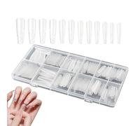 Formas para Uñas Acrílicas - 240 Piezas De Moldes De Arte Transparentes Para Pegatinas - Forma de de Uñas de Cobertura Total - Para Mujeres Manos Y Pies Belleza Y Cuidado Personal Constructor Acrílico