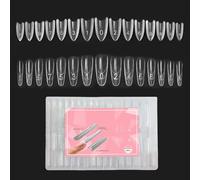 Formas Para Uñas Juego De 240 Piezas De Herramientas | De Formas Para Uñas De Cobertura Completa Y Doble Para Manicura Diaria Personal En Salón De Belleza Hogar Y Estilismo De