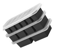 Formas refrigeradas de silicona de gran tamaño con cierre seguro y base estable, ideal para sopas, bebidas mezcladas y sobras, bandeja de congelador con múltiples compartimentos