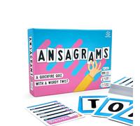 Format Games Juego de Cartas Ansagrams Trivia | Un cuestionario de Fuego rápido con un Toque de Palabras | 3 Jugadores + | A Partir de 12 años | 500 Preguntas | Juego de 30 Minutos