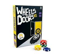 Format Games Juego de Mesa Wheels Vs Doors | ¿Qué Hay más en el Mundo? | El Juego de Preguntas de Risa, discusión y Debate para niños de 8 años en adelante y Adultos |