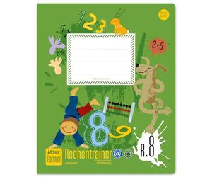 Formati R.8 Quart 20 hojas a cuadros, de papel 100% reciclado, para la ampliación gradual de la gama de números
