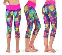 Formbelt® - Pantalón Pirata, Capri de Running con Bosillo, Leggings Deportivo para Mujeres con Riñonera integrada para Teléfonos Móviles Llaves Gimnasio Jogging Correr Escalada Yoga | Brazil XS