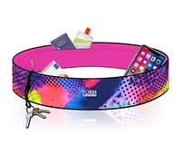 Formbelt® - Riñonera Deportiva, Cinturon Running, Running Belt Deportivo, para Guardar Teléfonos Móviles iPhone X XS 8 7 9 Samsung S8 S9 + Llaves Botellas Jogging Ciclismo Escalada Yoga | Brazil XL