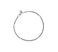 forme di Lucchetta - Pulsera de tenis para mujer de plata 925 con cristales de color cuarzo o esmeralda u ónice, longitud de 17 o 19 cm, combinable en conjunto, Talla única, Plata de ley, No es una