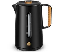 ForMe Hervidor Eléctrico Acero Inoxidable, 1,7L Tapa Extraíble, Indicadores Nivel de Agua, Doble Pared, Interior de Inoxidable, Protección Contra Ebullición en Seco, Apagado Automático, Libre de BPA