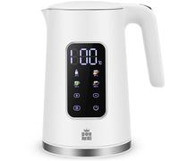 ForMe Hervidor Eléctricos de Acero Inoxidable 1,7 L Selección de Temperatura de 40-100 C LED Indicador Digital de Temperatura I Función de Mantener Caliente Tetera I Cristal Hervidora Libre de BPA