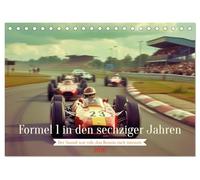Formel 1 in den sechziger Jahren (Tischkalender 2026 DIN A5 quer), CALVENDO Monatskalender: Die Zeit um 1960 in der Formel 1 war eine Ära des Umbruchs, der Innovation und des puren Nervenkitzels.