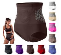 Formende Figurformende Shorts für Damen - Thermo-unterstützende Hose mit Hochbund & Bauchkontrolle, nahtlose Unterwäsche-Shorts, Kompressions-Körperformung für Yoga, formgebende Unterwäsche-Shorts